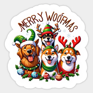 Wonderful Woofmas Sticker